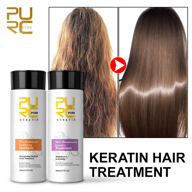 Keratin Treatment Set - PURC Perawatan Rambut Keratin Brasil untuk