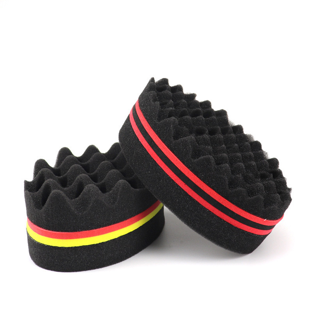Afro Pick Comb - Sikat spons rambut putar ajaib dua