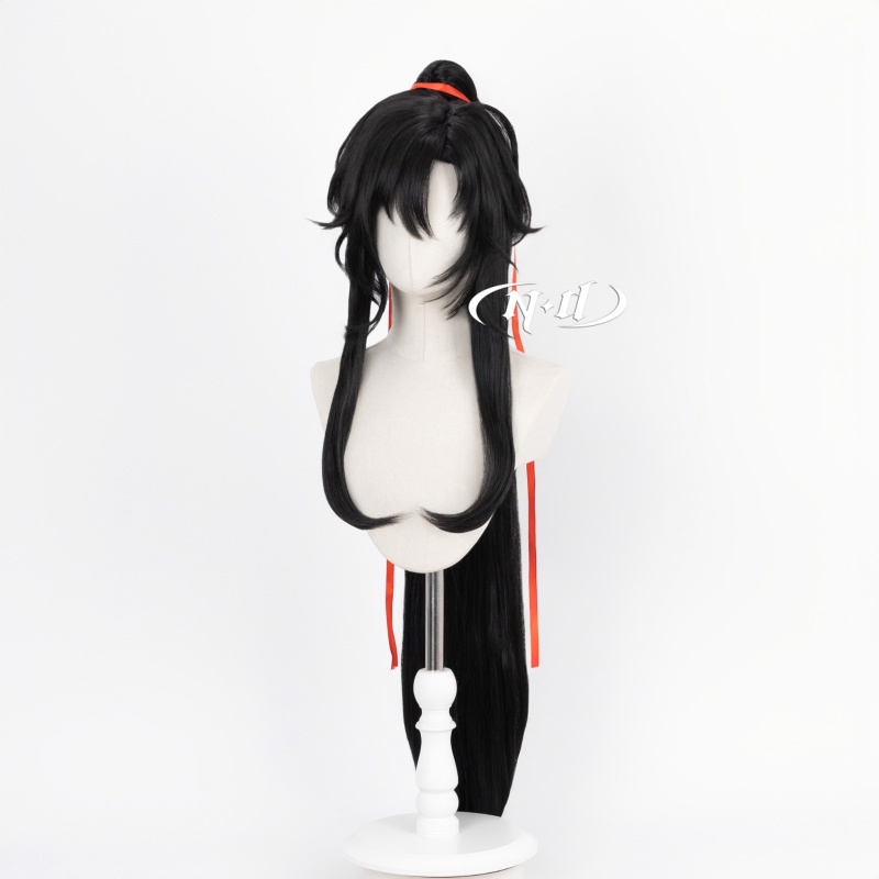 ND Wei Wuxian Wig Cosplay Poto - Braiding Hair Kanekalon ulasan dan harga