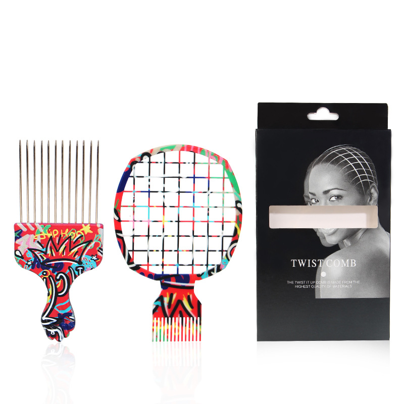 2 Buah Set Sisir Afro & Sisir  - Afro Pick Comb ulasan dan harga