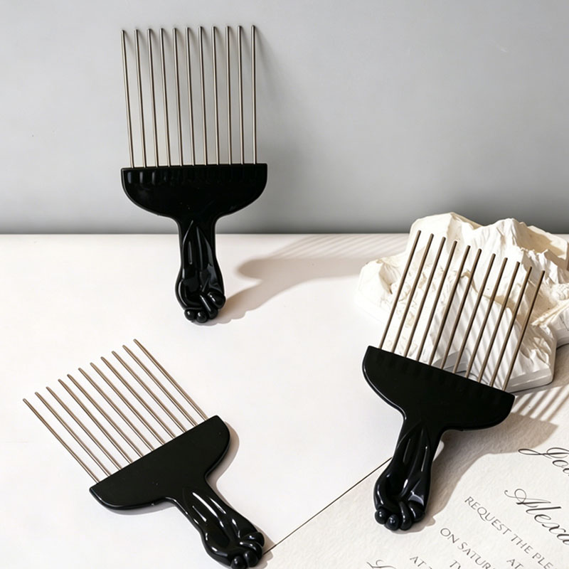 Sisir Barber Profesional Baru, - Afro Pick Comb ulasan dan harga