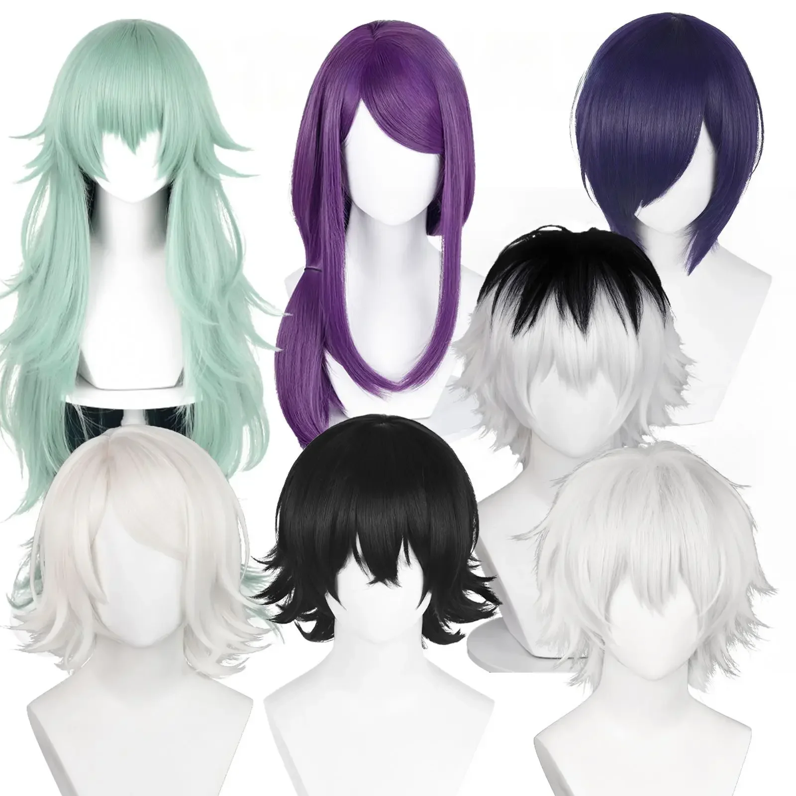 Wig Cosplay Anime Juzo Suzuya, - Braiding Hair Kanekalon ulasan dan harga
