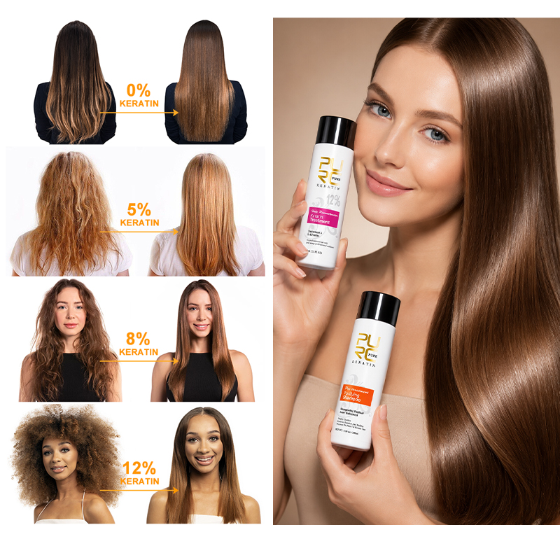 PURC Perawatan Rambut Keratin  - Keratin Treatment Set ulasan dan harga