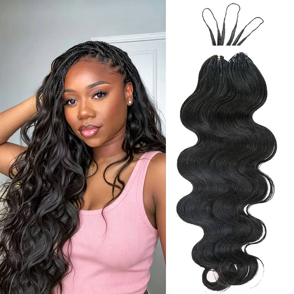 ISEE HAIR Body Wave Feather Cr - Crochet Braiding Hair ulasan dan harga