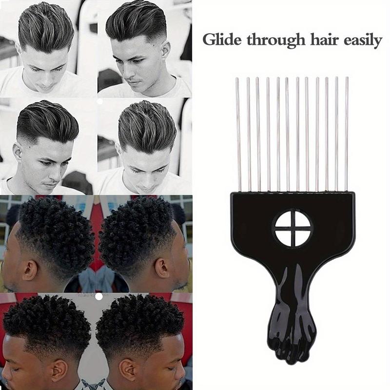 2 Buah Sisir Afro Logam untuk  - Afro Pick Comb ulasan dan harga