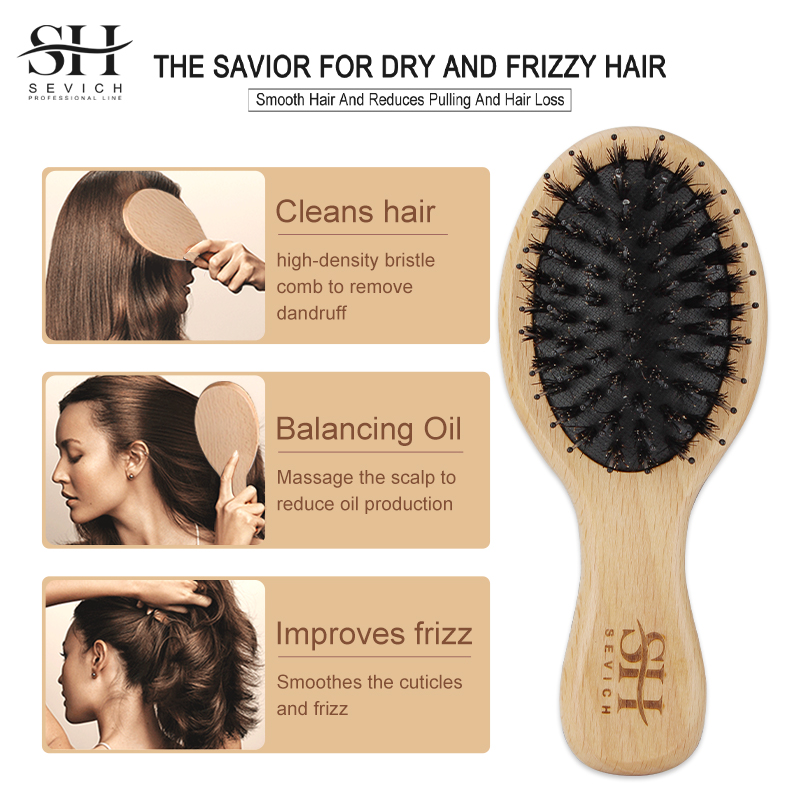 Sisir Halus Rambut Bulu Babi A - Hair Care Naturally ulasan dan harga