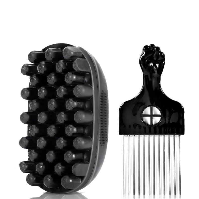 2Pcs Set Alat Penata Rambut Si - Afro Pick Comb ulasan dan harga