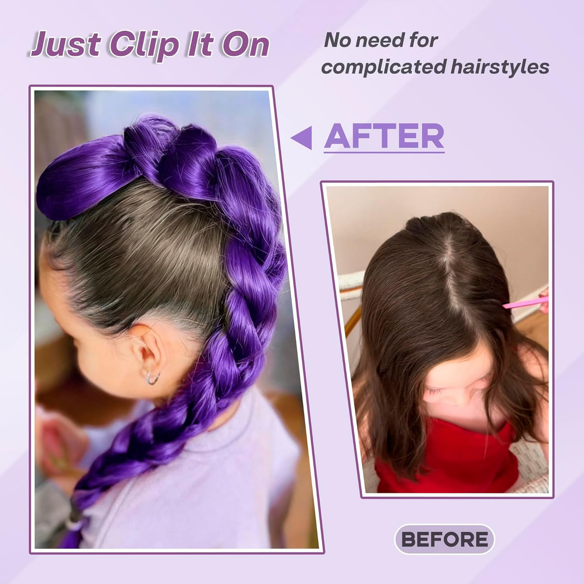 Wig sintetis kepang tulang ika - Braiding Hair Kanekalon ulasan dan harga