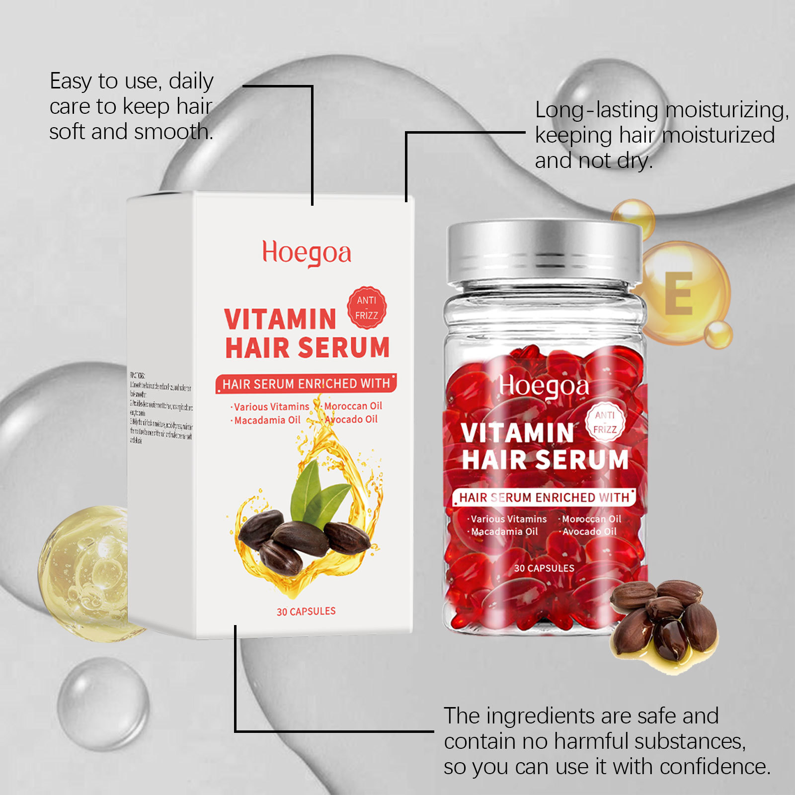 Kapsul Serum Perawatan Rambut  - Hair Care Essential Oil ulasan dan harga
