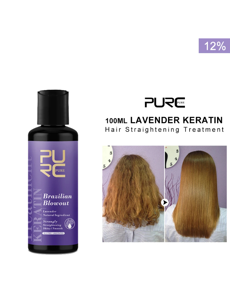 PURC Lavender perawatan Kerati - Keratin Treatment Set ulasan dan harga