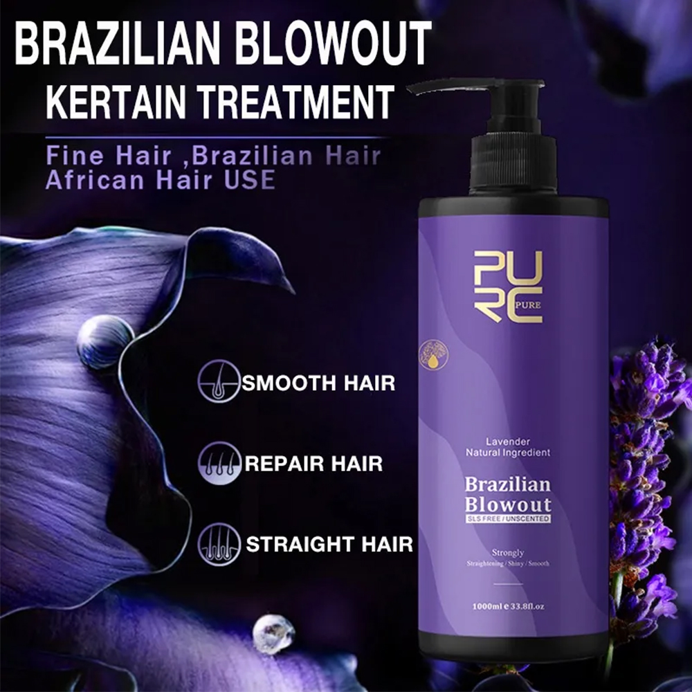 PURC Lavender perawatan Kerati - Keratin Treatment Set ulasan dan harga
