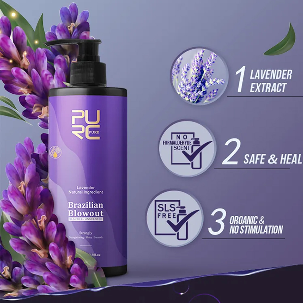 PURC Lavender perawatan Kerati - Keratin Treatment Set ulasan dan harga